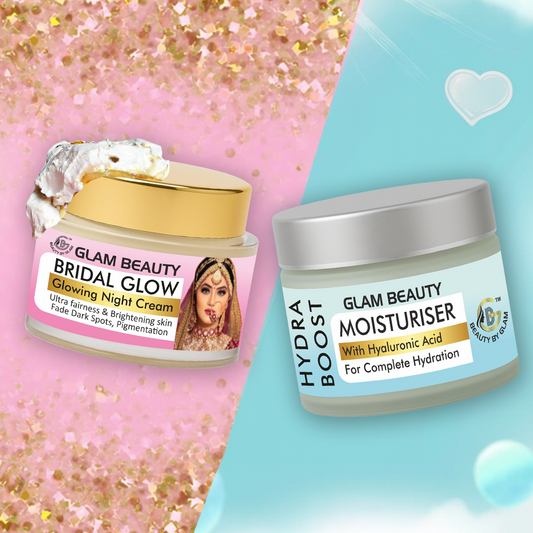Night cream + Day Cream | Radiant Bridal Glow & Deep Hydration