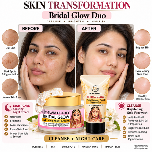Bridal Facewash + Bridal Night Cream | Radiance Skincare | 5 days challange.