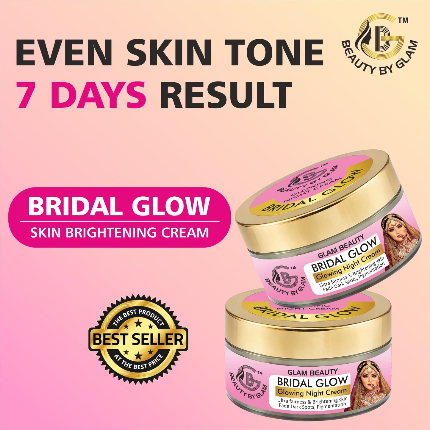 50 gms- BRIDAL GLOWING NIGHT CREAM | 7 days results | Ultimate Fairness & Glowing Skin (Copy)