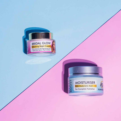 Night cream + Day Cream | Radiant Bridal Glow & Deep Hydration