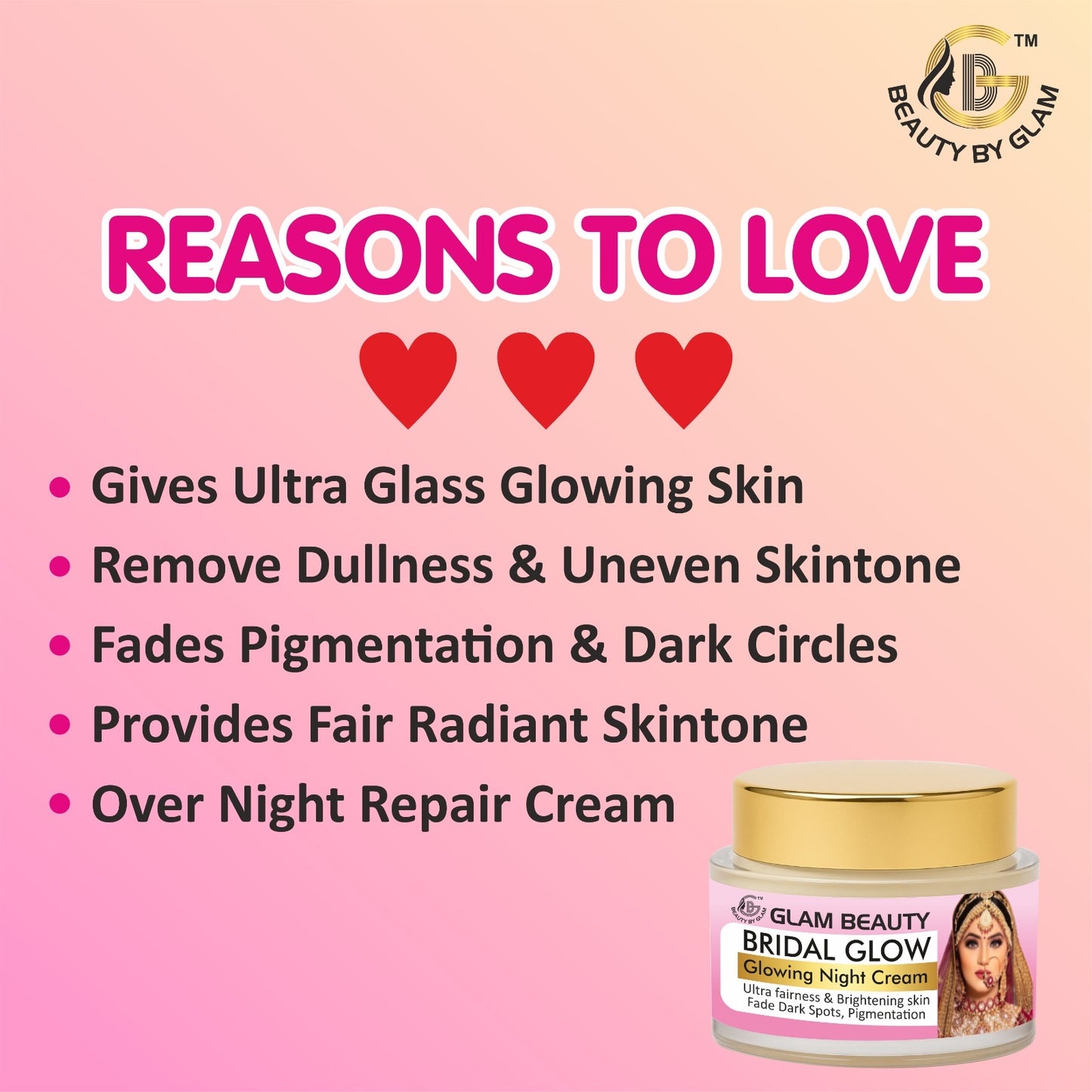 Buy 2 Get 1 Free Bridal Glow Night Cream