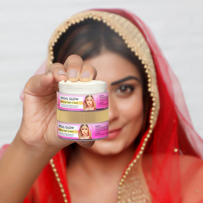 BRIDAL GLOWING NIGHT CREAM | 7 days results | Dullness Dark Spots Pigmentation correction | Ultimate Fairness & Glowing Skin | Brightening Skin