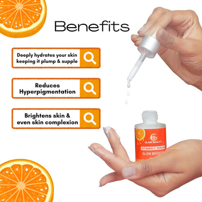 VITAMIN C SERUM GLOW BOOSTER | Boosts collagen for firmer, smoother skin