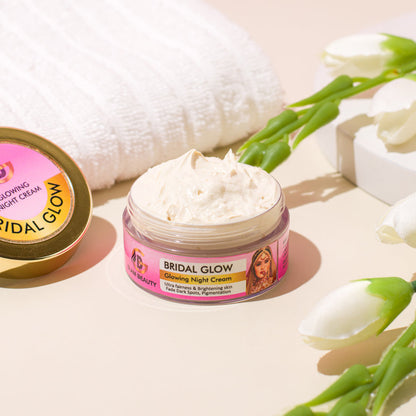 BRIDAL GLOWING NIGHT CREAM | 7 days results | Dullness Dark Spots Pigmentation correction | Ultimate Fairness & Glowing Skin | Brightening Skin