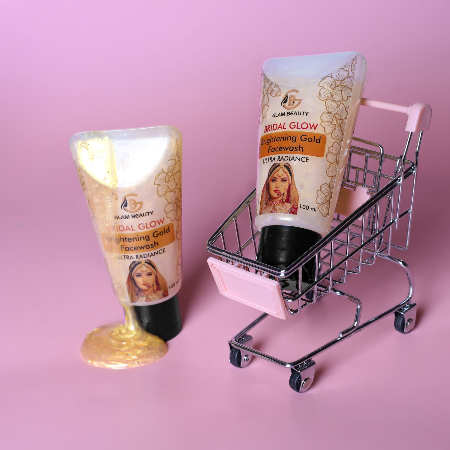 Buy 1 Get 1 Free BRIDAL GLOW Brightening Gold Facewash | Instant glow.