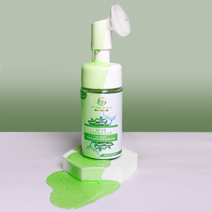 NEEM AND TEA TREE FACE WASH | Anti-Acne Cleanser | For Oily Skin