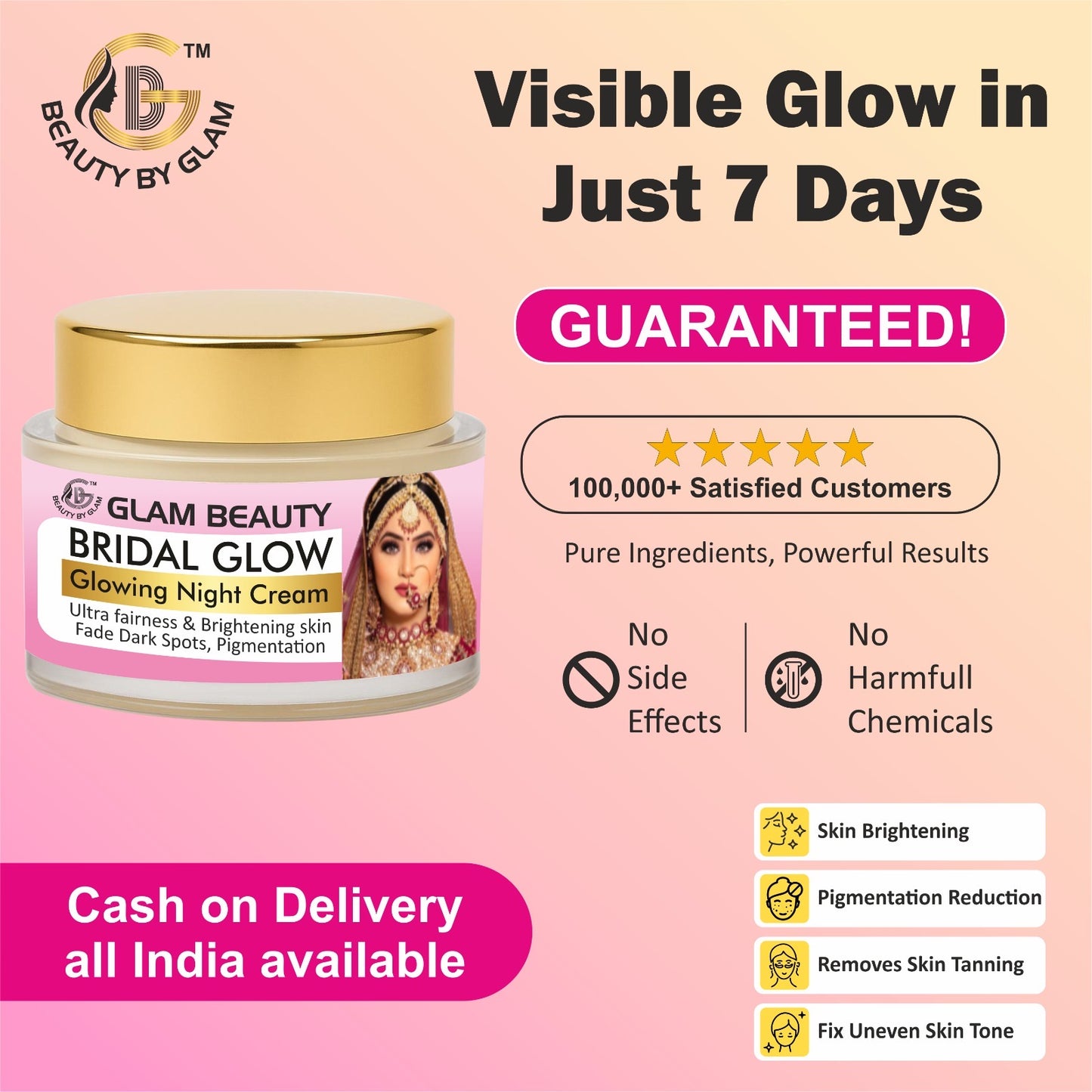 Buy 2 Get 1 Free Bridal Glow Night Cream