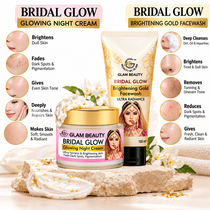 Bridal Facewash + Bridal Night Cream | Radiance Skincare | 5 days challange.