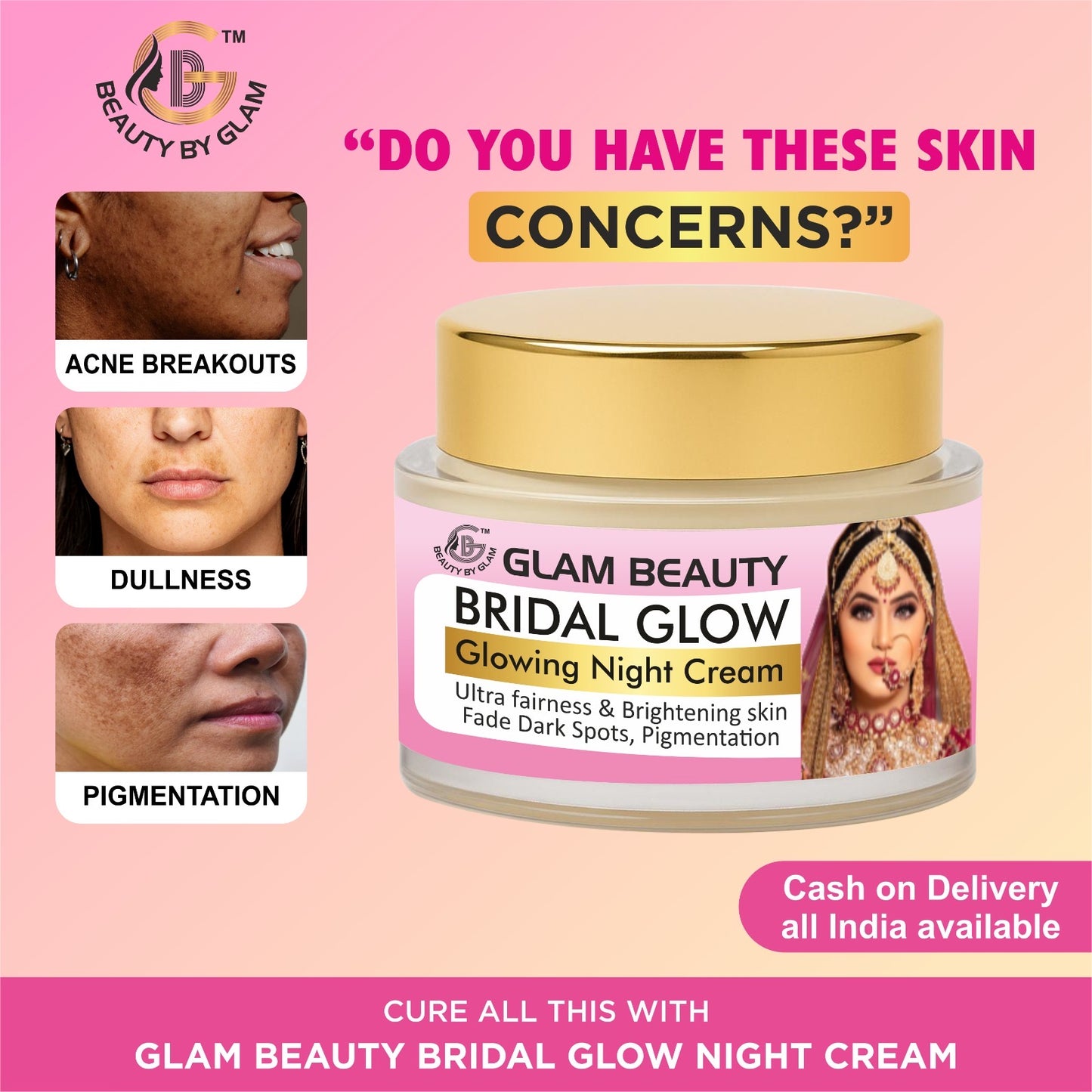 Buy 2 Get 1 Free Bridal Glow Night Cream