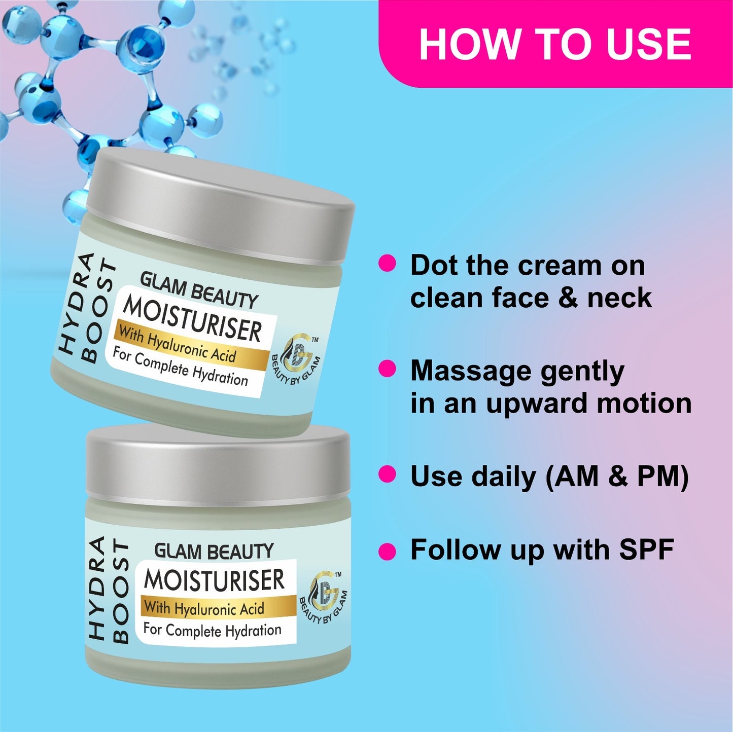 HYDRA BOOST MOISTURIZER | Triple-action formula | Intense, long-lasting hydration