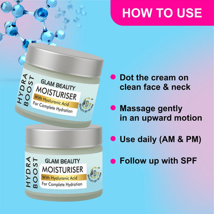 HYDRA BOOST MOISTURIZER | Triple-action formula | Intense, long-lasting hydration