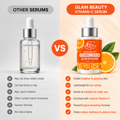 VITAMIN C SERUM GLOW BOOSTER | Boosts collagen for firmer, smoother skin