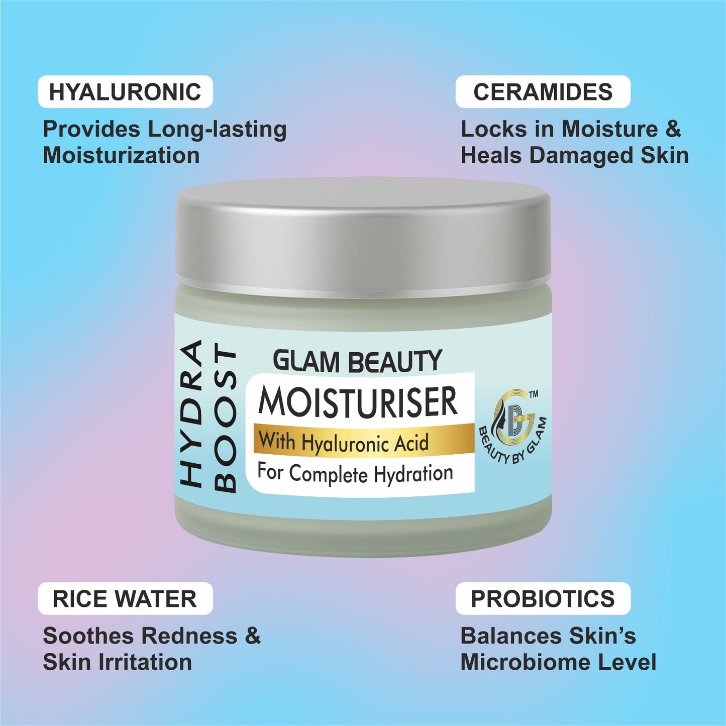 HYDRA BOOST MOISTURIZER | Triple-action formula | Intense, long-lasting hydration