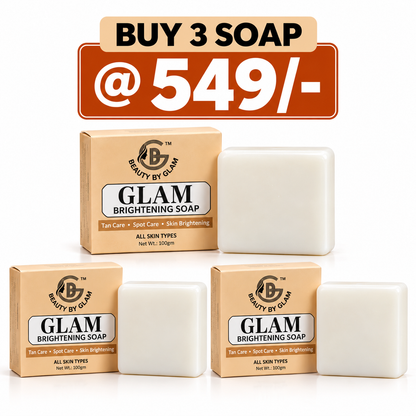 Glam Brightening Soap - Kojic Soap | Skin radiance & deep cleansing | 100 gms