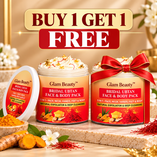 Buy 1-Get 1 BRIDAL UBTAN FACE & BODY PACK  | Brightening, Tan Removal & Skin Polishing.