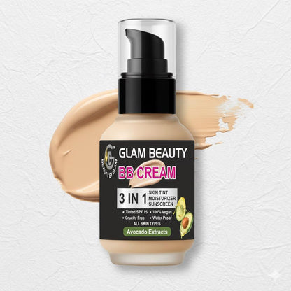 (Buy 1 - Get 1) BB CREAM 3 IN 1 (Skin Tint I Moisturiser I Sunscreen )