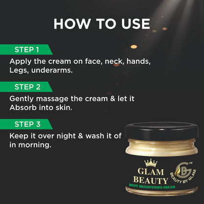 BODY WHITENING CREAM | Reduces dark spots, tanning, scars, dull skin